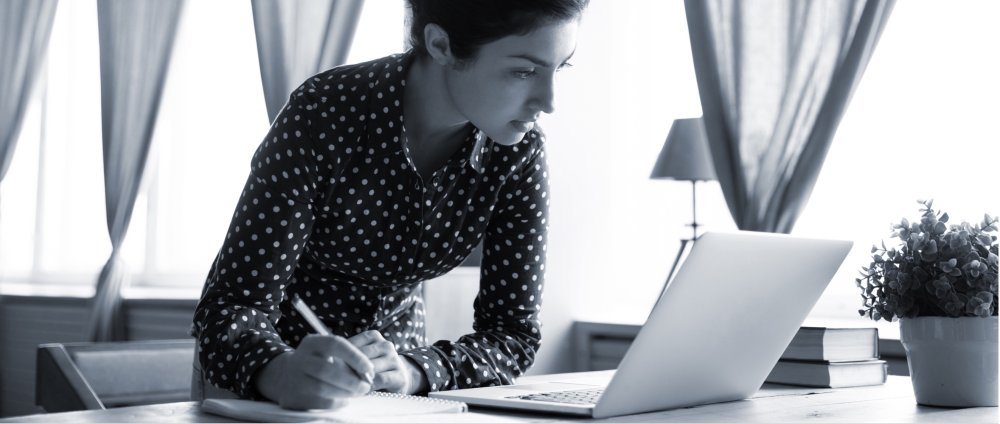 ux researcher reading 