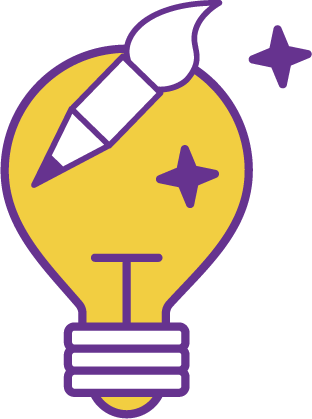 a pencil drawing on a light bulb