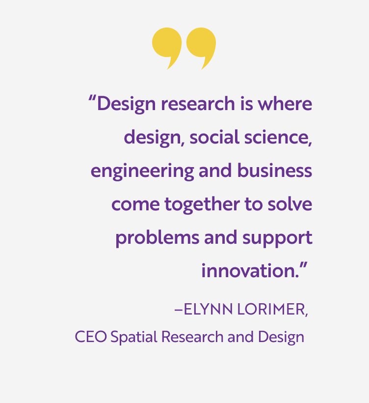 Design research is where design, social science, engineering and business come together to solve problems and support innovation