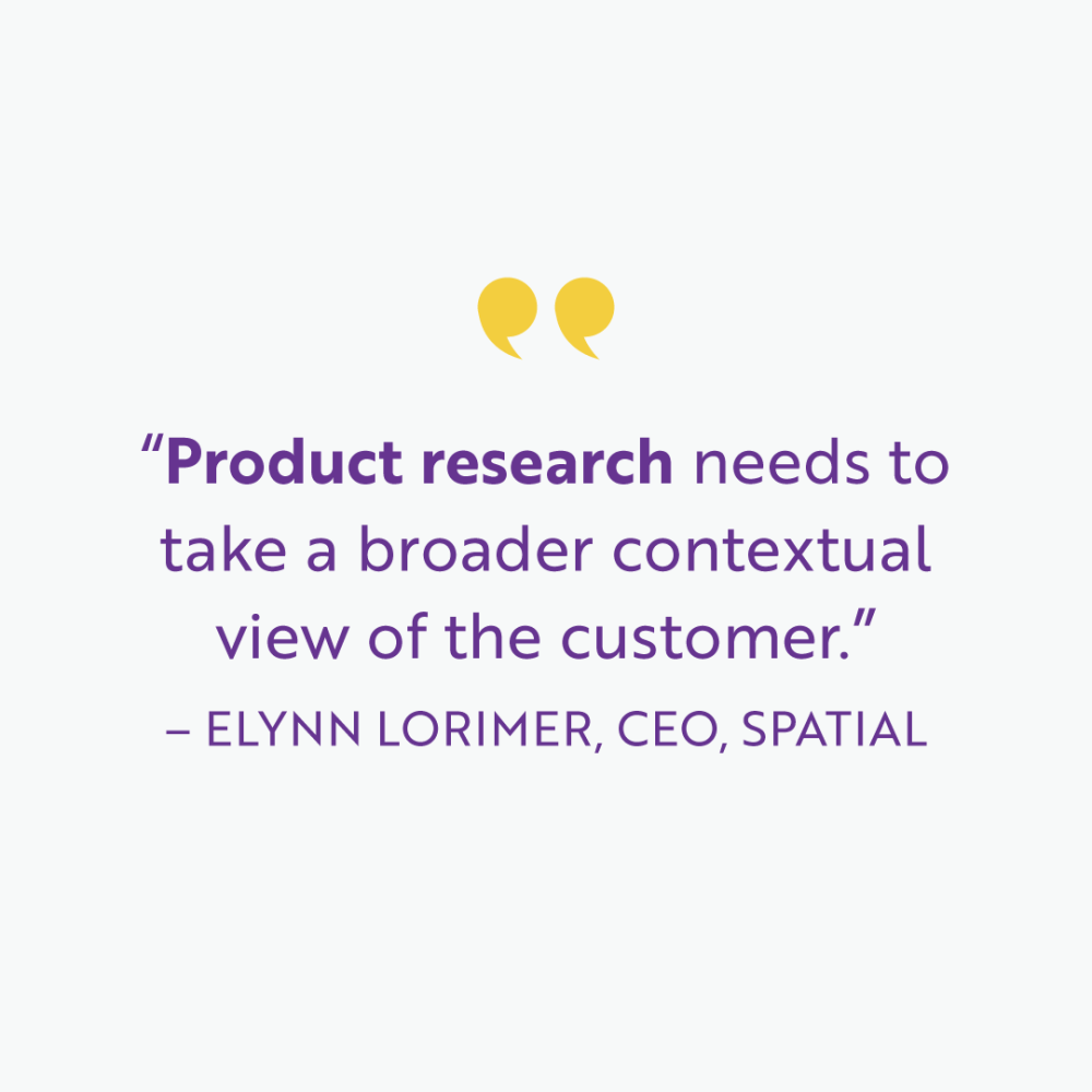 Jobs to be done quote by Elynn Lorimer